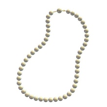 collier v1 pearl bijoux imprimable lowpoly 3d print model - Mito3D