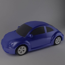 new beetle automobile car elfix german model sport vehicle 3d print model - Mito3D
