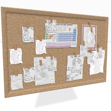 yeni ofis kurulu mimarlık karatahta Yönetim Kurulu grafikler cork belge çekiyor mobilyalar litarvan model dikkat edin panel pin Raptiye levha işaret duvar 3d print model - Mito3D