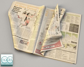 4 Gazetesi gazzetta dello sport Görünümüdür mimarlık cg günlük bu elemanları fbx mobilyalar mobilya bilgi dergi mod model haber gazete n kağıt yayın gündelik rapor sahne ayarlayın spor haberler V-ray'in kelime 3d print model - Mito3D