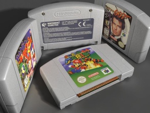 nintendo 64 cartridge cart collection electronics game model motiontech n64 system ultra video 3d print model - Mito3D