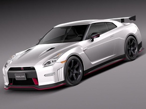 nissan gt-r nismo 2015 2014 2016 2017 car coupe fast gt gtr japan jdm model nissmo r r35 race sport squir supercar tuning vehicle 3d print model - Mito3D