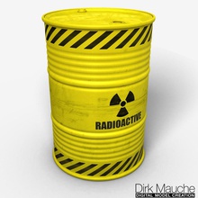 déchets nucléaires baril atomique le conteneur danger dangereux dirk tambour de l'énergie mauche modèle nucléaire l'usine plutonium poison toxiques la puissance rayonnement radioactives l'uranium 3d print model - Mito3D