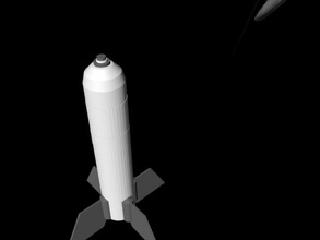 nuke míssil mísseis armas 3d print model - Mito3D