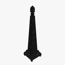 obelisk architecture printable lowpoly 3d print model - Mito3D