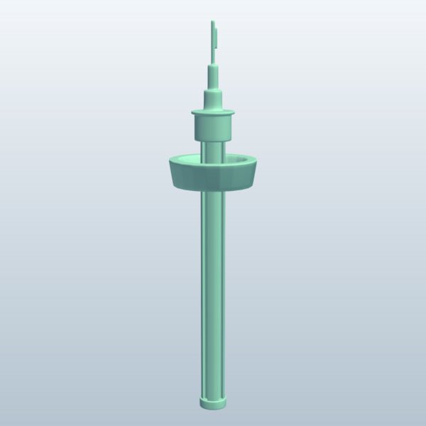 Aussichtsturm v2 Beobachtung Turm Gebäude bedruckbar ist lowpoly 3D print model - Mito3D