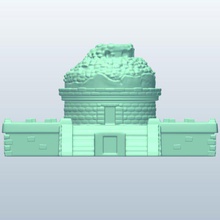 gözlemevleri piramit chichenitza v1 chichen ıtza yer işaretleri yazdırılabilir lowpoly 3d print model - Mito3D
