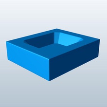 octogone émeraude v1 l'émeraude la nouveauté de glace cube bac des nouveautés imprimable lowpoly 3d print model - Mito3D