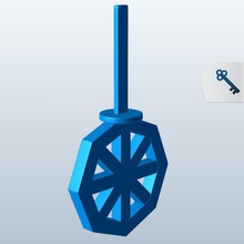 octagon v1 popsicle sopa tutucu yenilik yazdırılabilir lowpoly 3d print model - Mito3D