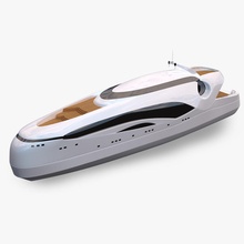 oculus yacht la barca di lusso modello motoscafo nimus3d ricreative a vela per spedizione sport super superyacht imbarcazione moto d'acqua 3d print model - Mito3D