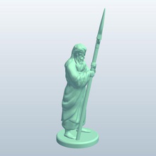 odin v2 mythical creatures printable lowpoly 3d print model - Mito3D