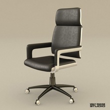 ofis koltuğu 3dgroupstudio kol koltuk patron bürosu sandalye şef kanepe masa hazırlanması mobilyalar mobilya iç deri yöneticisi model officechair dışkı döner 3d print model - Mito3D