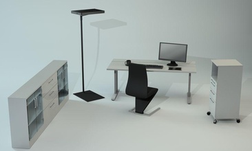 muebles de oficina la colección presidente el café copa alacena escritorio mobiliario lámpara modelo monitor ratón mousepad aparador tabrisv tft 3d print model - Mito3D