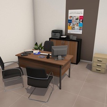 ofis odası paketi mimarlık avalon iş sandalye bilgisayar gün masa mobilyalar mobilya canlı makine model telefon yazdırır kılıyor oda sahne smith 3d print model - Mito3D