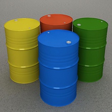 oil barrel cap carriage chemical container fire model radiation risk transportation turbinamedia 3d print model - Mito3D