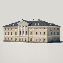 old building architecture city cityscape classic dddviz europe european historic historical house mansion model residential roof russia soviet street structure stylish town ussr 3d print model - Mito3D