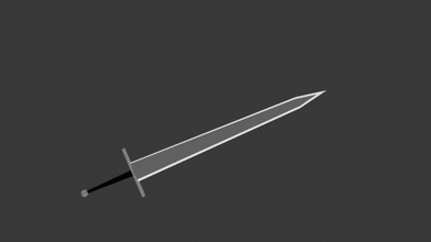 vieja espada de edad armas 3d print model - Mito3D