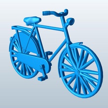 opafiets v1 transporte imprimible lowpoly 3d print model - Mito3D