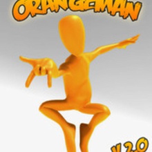 orangeman animables animées de l'animation dessin animé caractère figure lightfiretech sexe masculin l'homme mannequin modèle personnes posées rig 3d print model - Mito3D