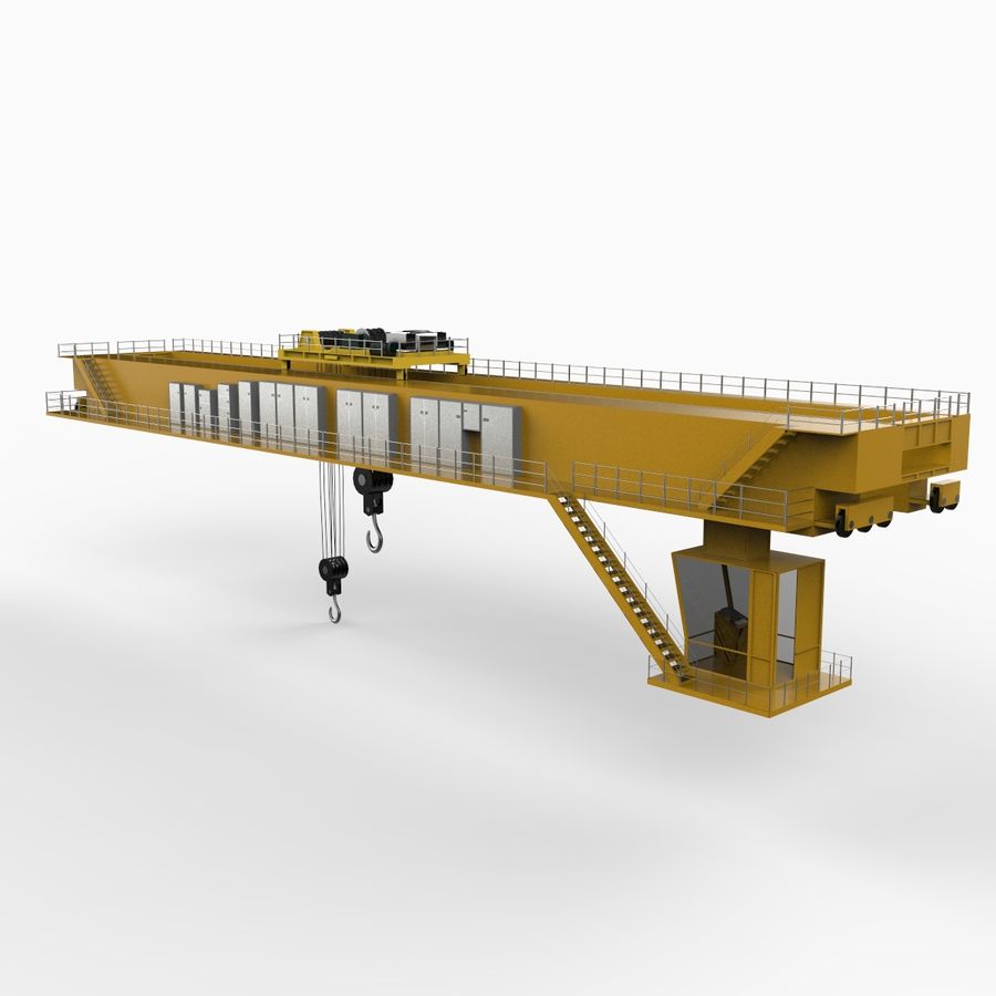 overhead crane 3d 3ds architecture c4d cargo fbx hoist lwo manufacture max maya model obj perspectx shaw structure xsi 3D print model - Mito3D