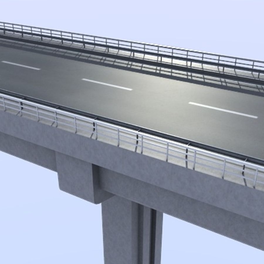 el paso a desnivel de la arquitectura asfalto puente coche hormigón autopista sin peaje lane líneas luka137 modelo carretera las vías acceso estructura tráfico transporte vehículo viaducto 3D print model - Mito3D