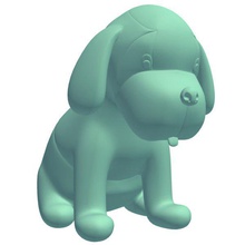 prizedog v1 boy büyük ödül köpek oyuncaklar yazdırılabilir lowpoly 3d print model - Mito3D