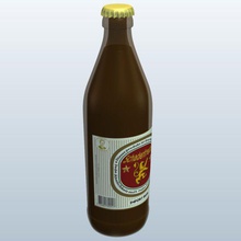 oz garrafa de cerveja v2 16 a recipientes printable lowpoly 3d print model - Mito3D