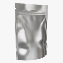 Verpackung 08 3d anngel Tasche klar container design doypack - Folie Essen Metall pack Pakete Kunststoff Beutel Produkt Vorlage wrapper ziplock 3d print model - Mito3D