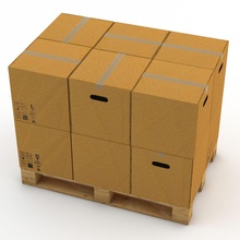 Paletten-Boxen 3d Tasche box Karton cargo Bau container Kiste euro europool Fracht Spiel Industrie niedrigere max Modell die Palette - Plattform poly Website storage transport vain59 vray Holz 3d print model - Mito3D