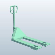 pallet truck v1 vehicles printable lowpoly 3d print model - Mito3D