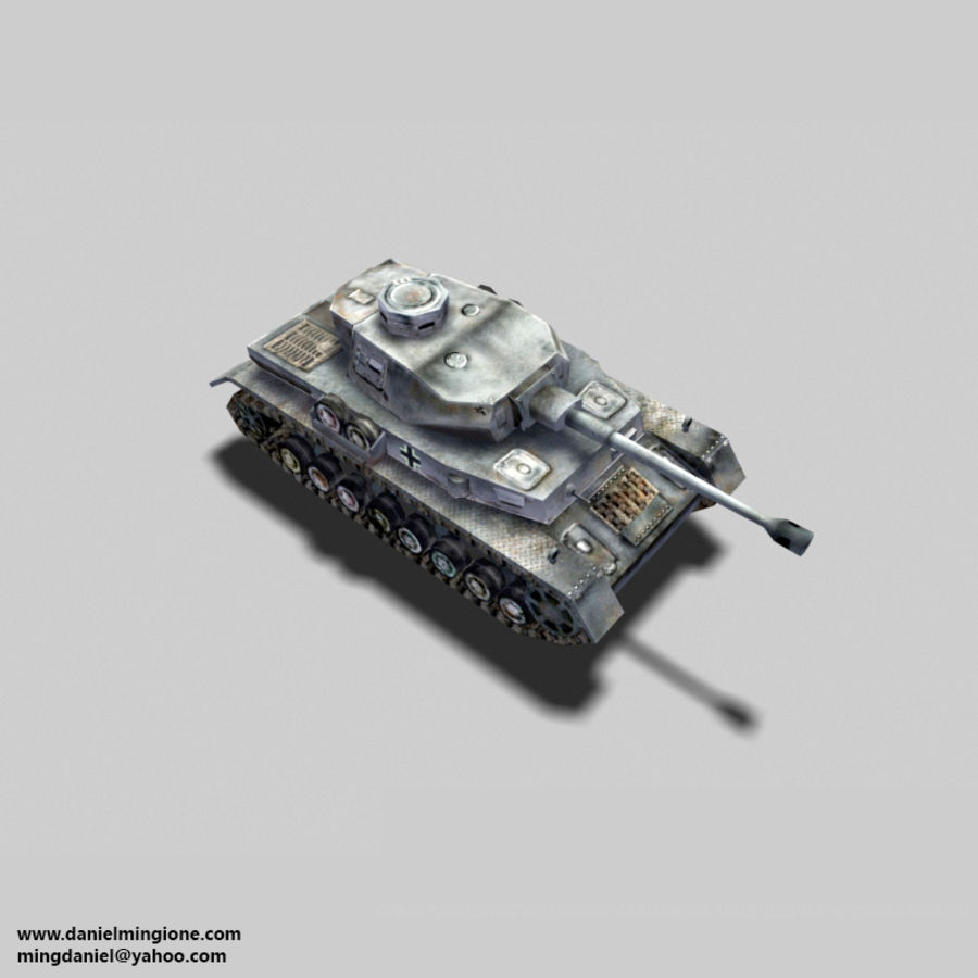 panzer 4 tank 2 army german heavy military mingdaniel model panzer4 vehicle war world 3D print model - Mito3D