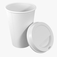 o copo de papel 3d alexsan777 em branco café pac papelão embalagem caso clara conceito recipiente utensílios cozinha taça design vazio rápido alimentos frite mobiliário refeição modelo pack lanche moldagem 3d print model - Mito3D