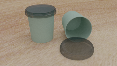 paper cup tea coffe item props accessories 3d print model - Mito3D