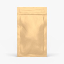 paper sachet 3ddh bag brown container cooked doypack food grocery kitchen lock model packaging reusable sack shop snack wrapper zip zipper 3d print model - Mito3D