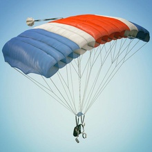 parachute l'accessoire un sac à dos d'urgence de modèle nosleepingt pièces en avion sécurité véhicule vray 3d print model - Mito3D