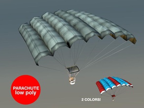 paraşüt oyunu hazır adrenalin uçak exterme uçuş sinek oyun daha düşük askeri model hayır ydp northrop açık yamaç paraşütü parasailing poly ringsail spor ventura rüzgar 3d print model - Mito3D
