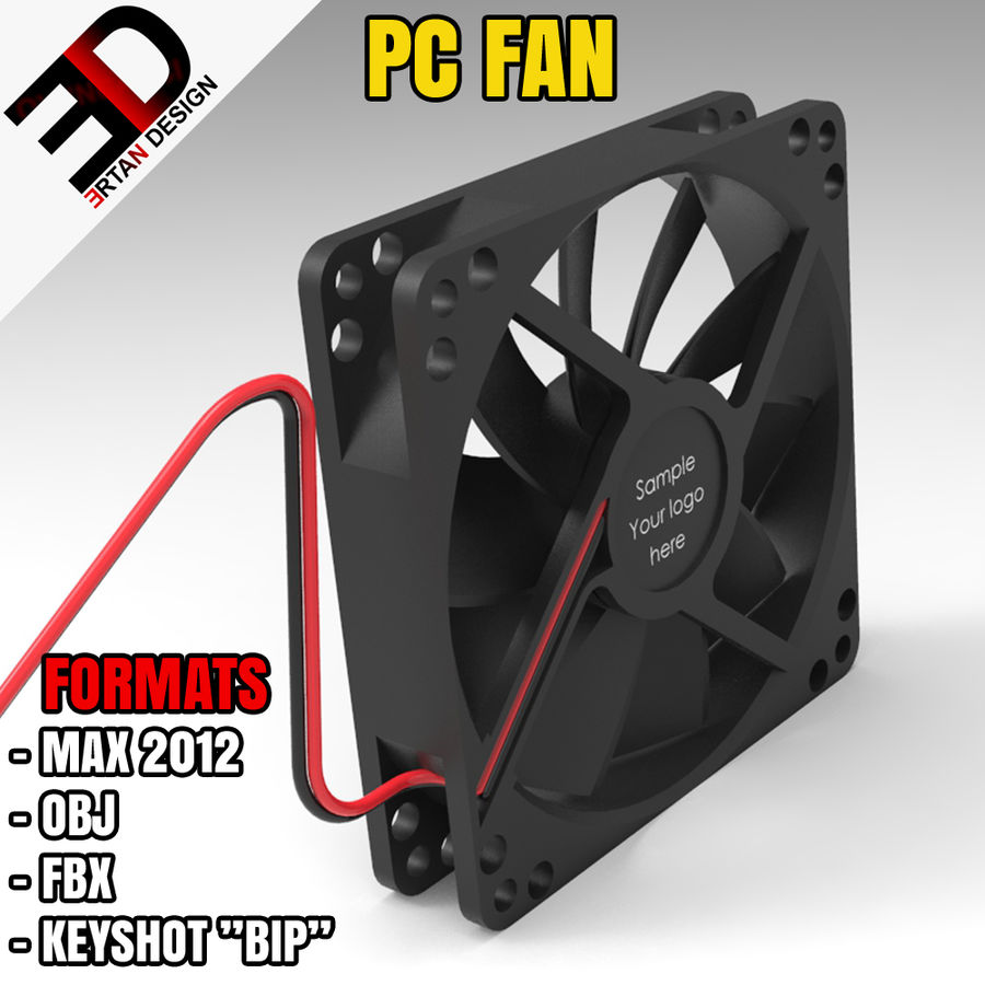 pc-fan Komponente computer cool desktop Elektro elektronische - Elektronik ertanoyun fan magnet max Modell motor obx Teile pc Prozessor system 3D print model - Mito3D