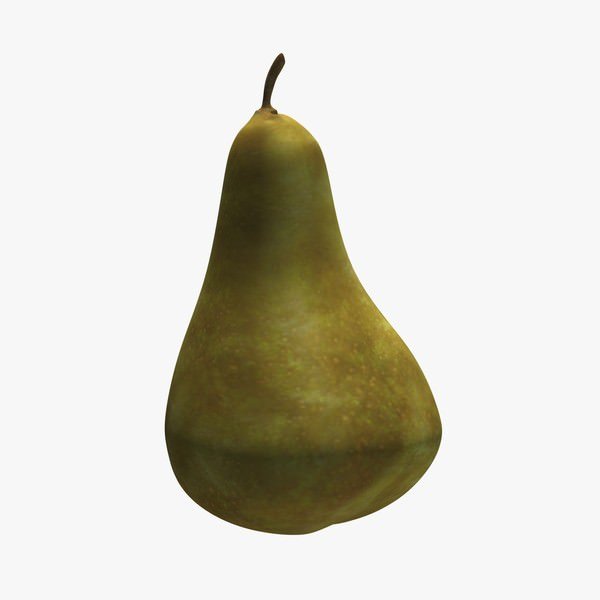 pear food printable lowpoly 3D print model - Mito3D