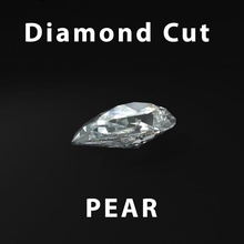 pera taglio a diamante accessorio architettura brillante carattere vestiti di cristallo elementi gemme gemma gioielli modello rrd la pietra 3d print model - Mito3D