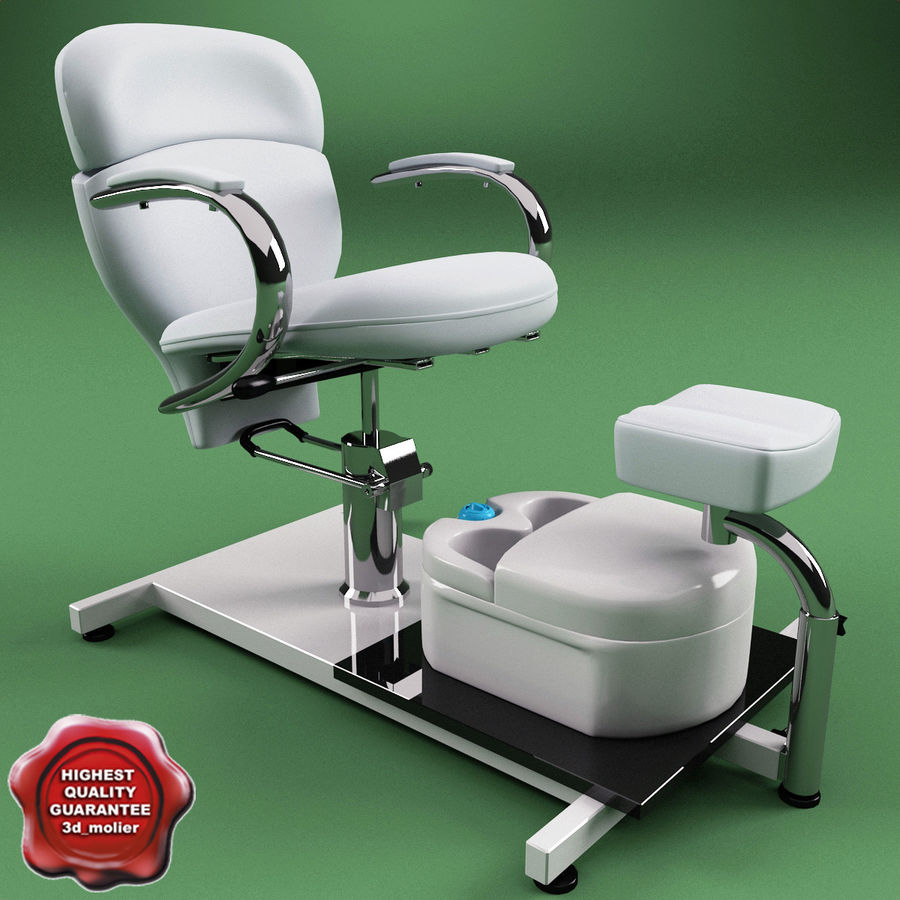 pedicure chair v2 3d molier 3ds barber bath beauty bellini bowl equipment foot furnishings furniture massage max model pipeless salon shop spa vray 3D print model - Mito3D