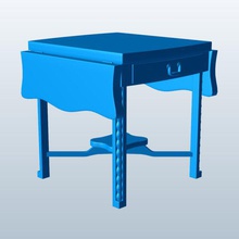 pembroke tableau v1 table le mobilier imprimable lowpoly 3d print model - Mito3D