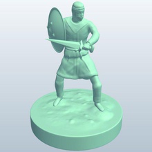 persian warriorsakinakes sword v1 warriors akinakes people printable lowpoly 3d print model - Mito3D