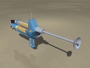 o rifle phaser fi gratuito ficção futurista arma laser modelo moderno sci ciência scifi estrela teqqen brinquedo caminhada 3d print model - Mito3D