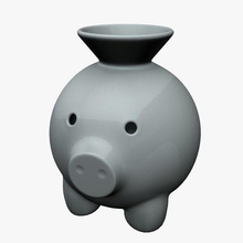 de la hucha v1 piggy pank los hogares elementos banco imprimible lowpoly artículos para el hogar 3d print model - Mito3D