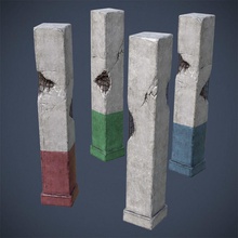 pillar architecture assets collection column elements game kutejnikov lower lowpoly misc model pack pbr pilar poly ready real tme udk unity vr 3d print model - Mito3D