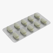 Pillen 4 3d anngel blister caplet Kapsel heilen Drogen - Folie medic die medizinische Medikamente Arzneimittel Medizin Modell Pille Runde Wissenschaft Ergänzung Tabletten Behandlung Vitamine 3d print model - Mito3D