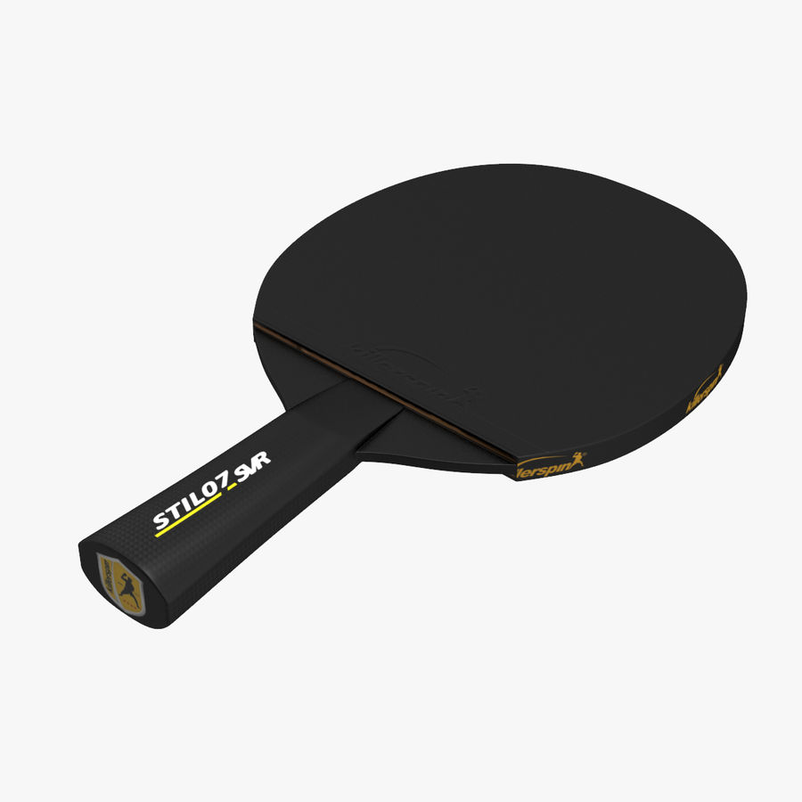 ping pong, raquete bolas coleção equipamento modelo mrhatter remo pingpong pong foguete definir esporte tabela tenis tênis 3D print model - Mito3D