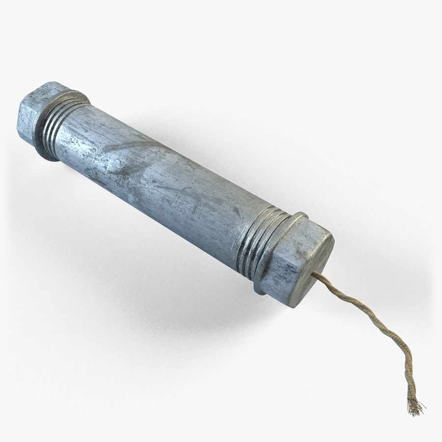 tubulação de bomba bloo3d detonator o dispositivo explosivo jogo granada a casa ied feito metal modelo piepebomb plástico projétil ray v arma 3D print model - Mito3D