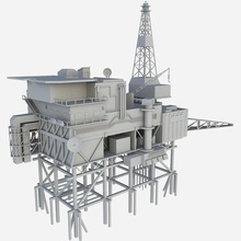 piper alpha architecture boat chemical commercial container crane drilling gas heavy industrial industry lower milosjakubec model off oil petro petrol petroleum piping plant platform power pump refinery rig shipping shore structure watercraft 3d print model - Mito3D