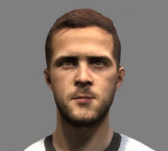 pjanic face miralem juventus bust soccer football player sports characters 3d print model - Mito3D